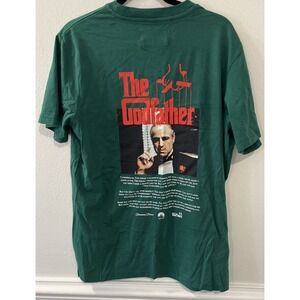 Paramount The Godfather Shoe Palace Men's Adult Green Short Sleeve Tee Size‎ Med